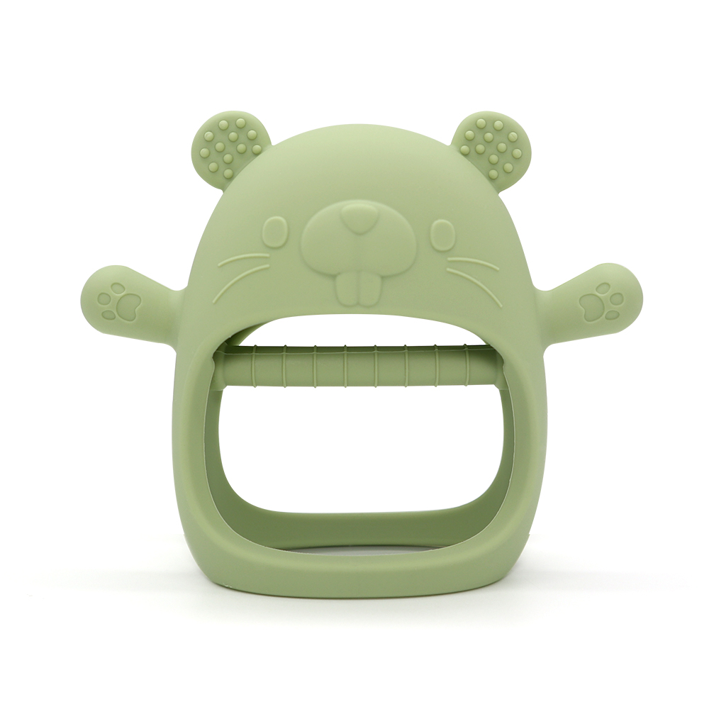 Groundhog Hand Silicone Teether